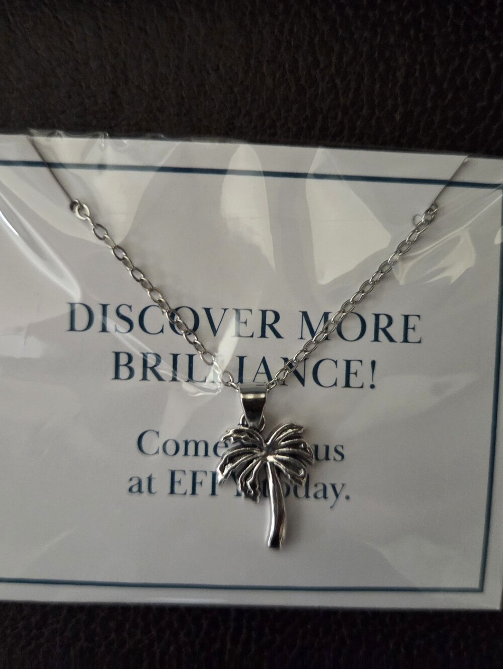 🍍Effy Silver Palm Leaf Pendant Necklace